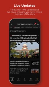 Screenshot Times Of India (TOI) Mod APK