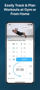 Screenshot JEFIT Gym Workout Plan Tracker Mod APK