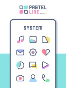 Screenshot PastelLine IconPack Mod APK