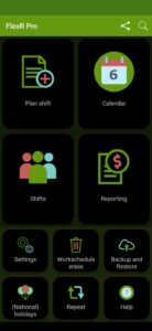 Screenshot Shift Work Calendar - FlexR Mod APK