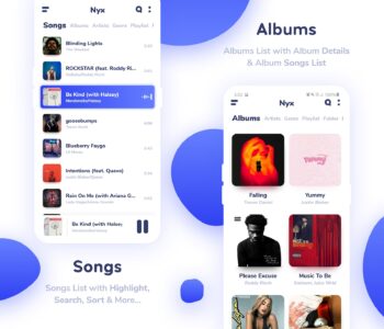 Screenshot Nyx Music Player Mod APK