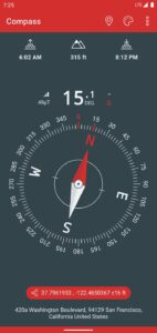 Screenshot Compass & Altimeter Mod APK