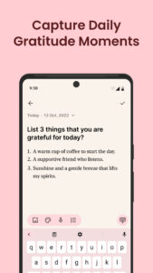 Screenshot Gratitude: Daily Journal Mod APK
