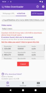 Screenshot Lj Video Downloader Mod APK