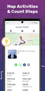 Screenshot Running Tracker App - FITAPP Mod APK