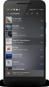 Screenshot Music Player Mezzo Mod APK