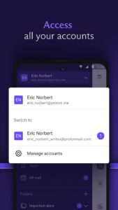 Screenshot Proton Mail: Encrypted Email Mod APK