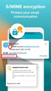 Screenshot Email Aqua Mail Mod APK