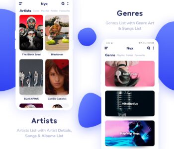 Screenshot Nyx Music Player Mod APK