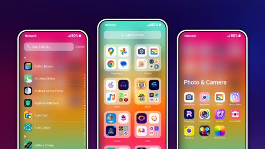 Screenshot HiPhone Launcher Mod APK