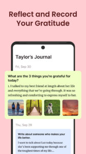 Screenshot Gratitude: Daily Journal Mod APK