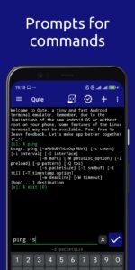 Screenshot Qute: Terminal Emulator Mod APK