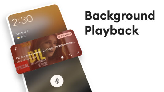 Screenshot Playback: background play Mod APK