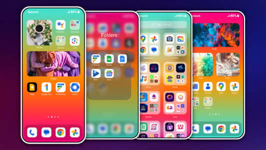 Screenshot HiPhone Launcher Mod APK