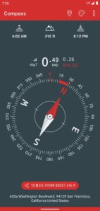 Screenshot Compass & Altimeter Mod APK