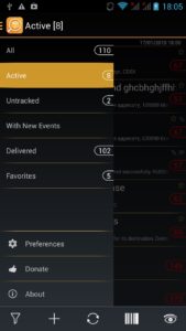 Screenshot TrackChecker Mobile Mod APK