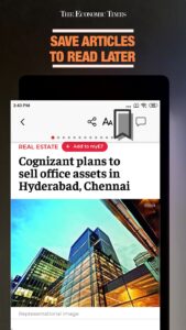 Screenshot Economic Times : Business News Mod APK