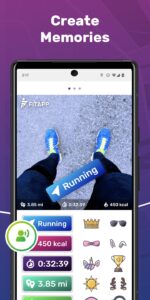 Screenshot Running Tracker App - FITAPP Mod APK