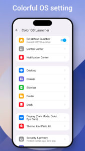 Screenshot Colorful OS Launcher Mod APK