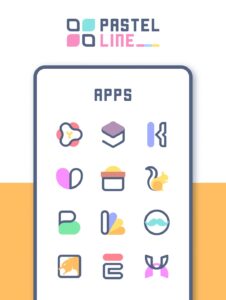 Screenshot PastelLine IconPack Mod APK