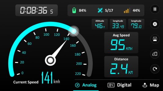 Screenshot GPS Speedometer - Odometer App Mod APK