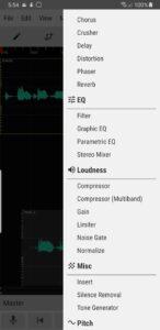 Screenshot WaveEditor for Android Mod APK