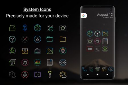 Screenshot Outline Icons - Icon Pack Mod APK