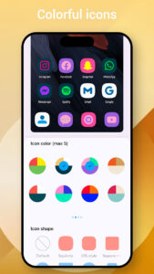 Screenshot Colorful OS Launcher Mod APK