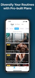 Screenshot JEFIT Gym Workout Plan Tracker Mod APK