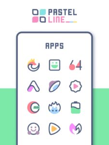 Screenshot PastelLine IconPack Mod APK