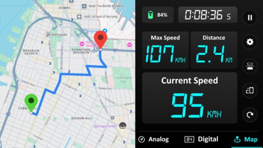 Screenshot GPS Speedometer - Odometer App Mod APK