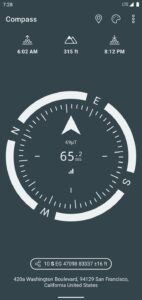 Screenshot Compass & Altimeter Mod APK