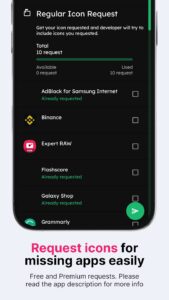 Screenshot Hera Dark: Circle Icon Pack Mod APK