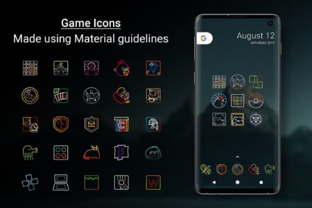 Screenshot Outline Icons - Icon Pack Mod APK