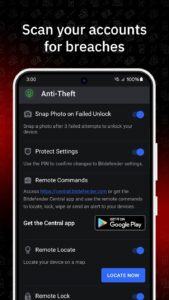 Screenshot Bitdefender Mobile Security Mod APK