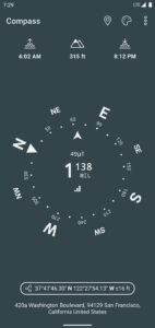 Screenshot Compass & Altimeter Mod APK