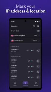 Screenshot VPN Proton: Fast & Secure VPN Mod APK