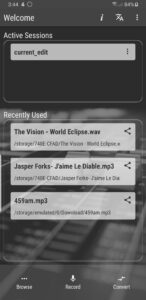 Screenshot WaveEditor for Android Mod APK