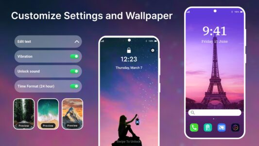 Screenshot Notify - Aesthetic Lock Screen Mod APK