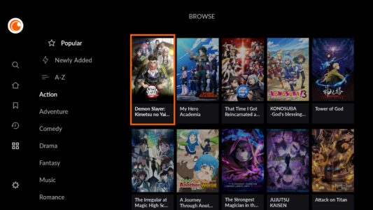 Screenshot Crunchyroll Mod APK