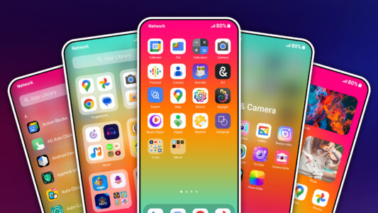 Screenshot HiPhone Launcher Mod APK