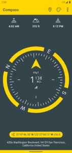 Screenshot Compass & Altimeter Mod APK