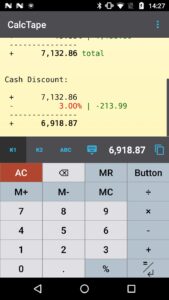 Screenshot CalcTape Calculator with Tape Mod APK