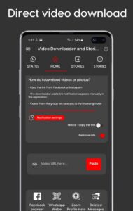 Screenshot Video Downloader and Stories Mod APK