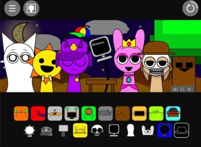 Screenshot Rhythm Box Sprunki Halloween Edition Mod APK