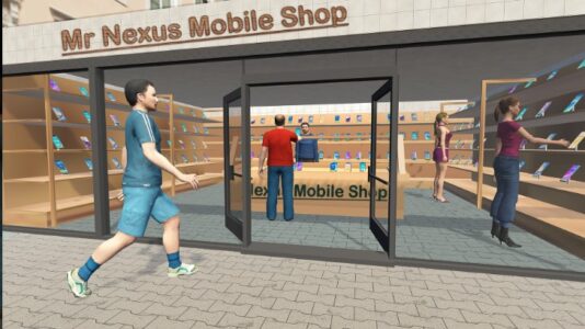 Screenshot Mobile Shop Business Simulator Mod APK