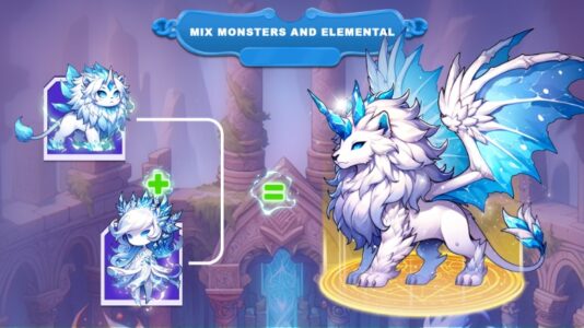 Screenshot aster Fusion : Monster War Mod APK