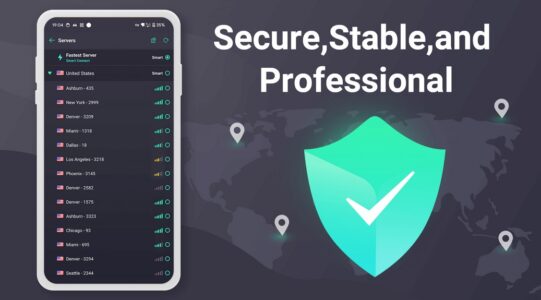 Screenshot Touch VPN - Stable & Security Mod APK