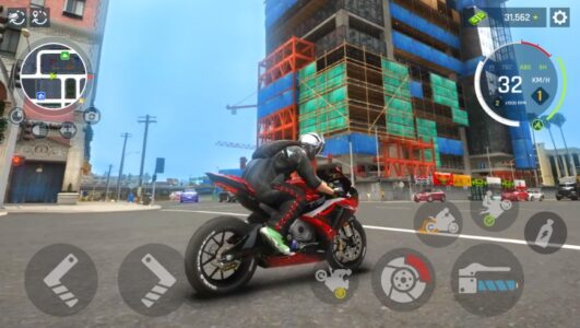 Screenshot Real Motocycle Driving Game 3D Mod APK