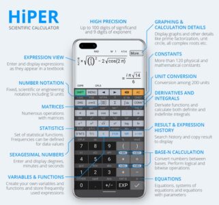 Screenshot HiPER Calc Pro Mod APK